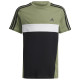 Adidas Παιδική κοντομάνικη μπλούζα Tiberio 3-Stripes Colorblock Tee